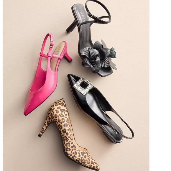 Apt. 9® Traycee Women's Slingback Rhinestone Buckle Flats - Picture 2 of 2